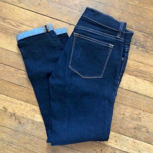 J. Crew Stretch Jeans Dark Rinse Petite Length